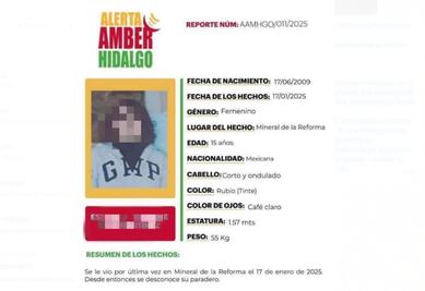 Identifican a joven hallada sin vida en Mineral de la Reforma