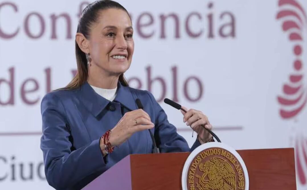 La presidenta Claudia Sheinbaum durante la mañanera de este 2 de septiembre del 2025. Foto: Gabriel Pano / EL UNIVERSAL.