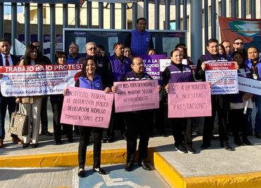 Trabajadores de la Defensoría Pública en Hidalgo denuncian recorte en seguro de retiro
