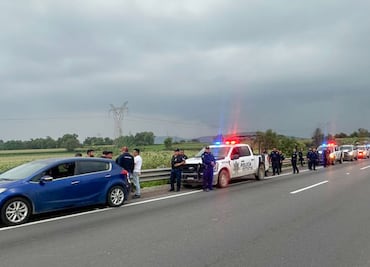 Cinco conductores liberados tras asalto en Arco Norte
