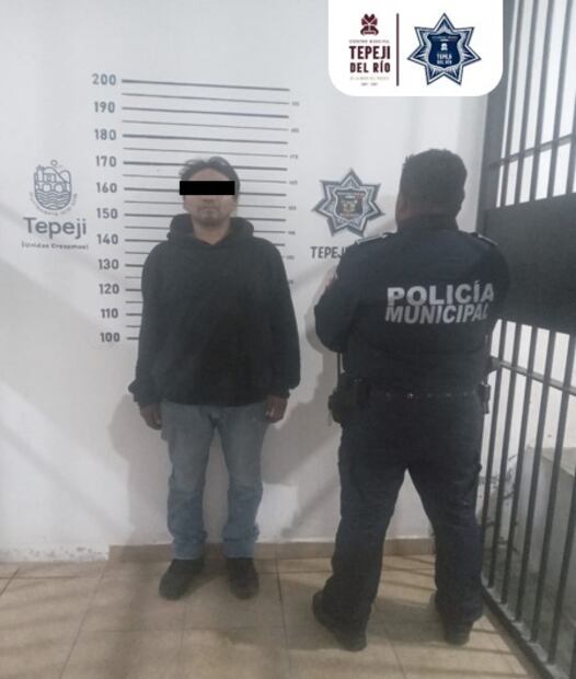 Hombre bajo efectos de drogas intenta ahorcar a su hijo en Tepeji del Río | Foto: Especial