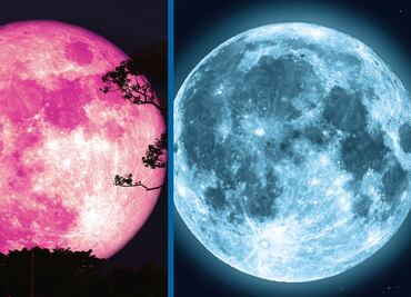 Luna Rosa, Azul… ¿de cuántos colores se puede ver desde la Tierra?