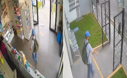 Ladrón serial asalta farmacia en Tizayuca y huye dando saltos de alegría