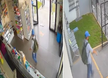 Ladrón serial asalta farmacia en Tizayuca y huye dando saltos de alegría