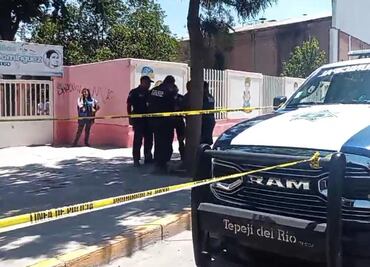Asalto con violencia causa alarma en jardín de niños en Tepeji del Río