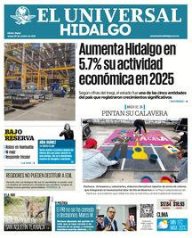 Portada EL Universal Hidalgo 30/10/25