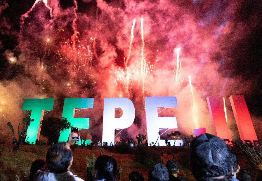 Inauguran maxiletras de Tepeji el Río, las más grandes de México | Facebook: Gobierno Tepeji del Río de Ocampo