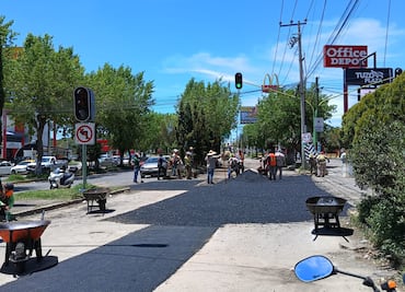 Avanza bacheo en la avenida Everardo Márquez como parte del programa Pachuca Sin Baches
