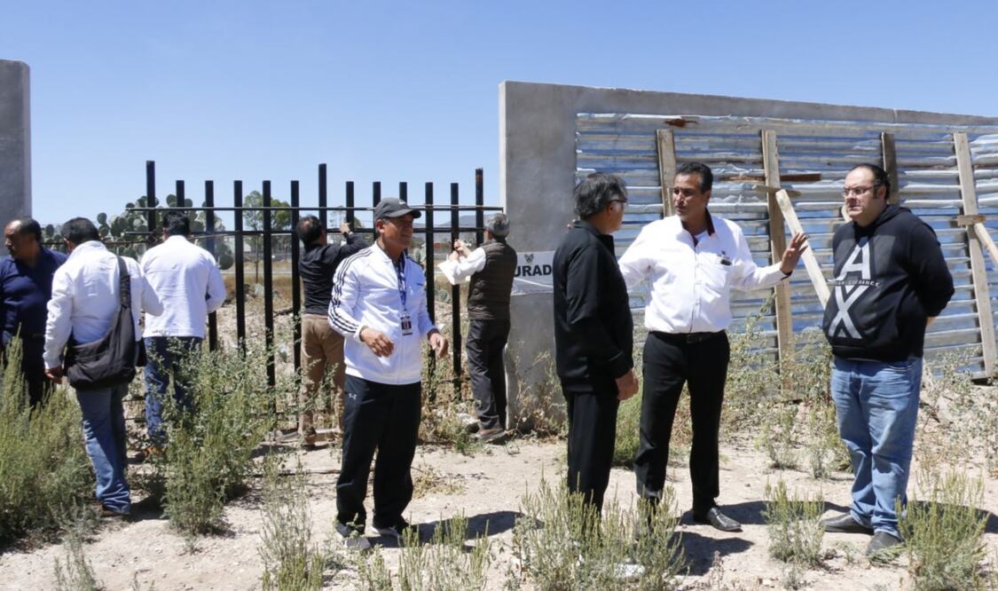 La Secretaría de Contraloría de Hidalgo recuperó el predio que el gobierno estatal vendió a Iván Ariel Gutiérrez Chincolla, sobrino de Jesica Blancas Hidalgo Foto: Luis Soriano