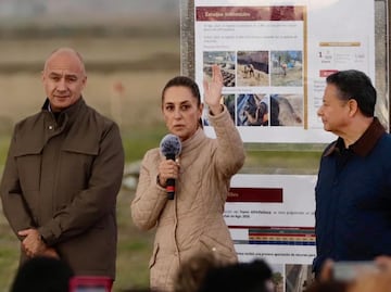 Claudia Sheinbaum da banderazo a las obras del tren AIFA-Pachuca