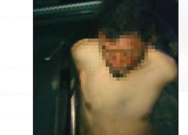 Desnudan y golpean a presunto ladrón en Tulancingo