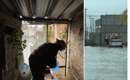 Cae tromba en Tulancingo; al menos tres colonias afectadas