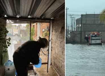 Cae tromba en Tulancingo; al menos tres colonias afectadas