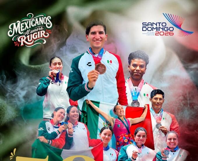 México llega a 50 medallas en los Juegos Centroamericanos y del Caribe 2026 