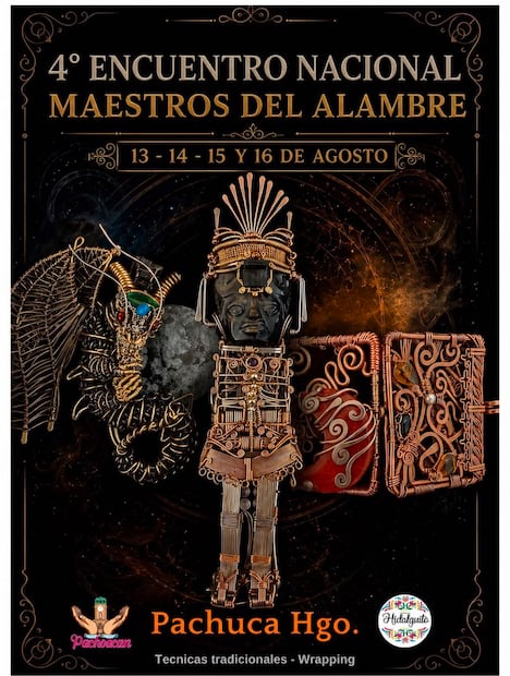 El alambre también puede convertirse en arte | Cortesía: Turismo Hidalgo