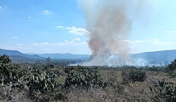 En quema de pastizal muere agricultor en Ajacuba