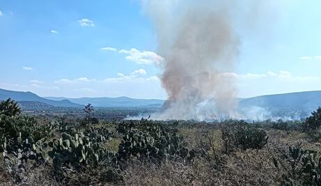 En quema de pastizal muere agricultor en Ajacuba