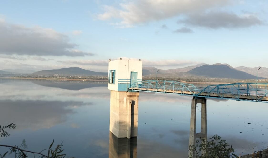 Presa en Alfajayucan registra los niveles más bajos en todo Hidalgo.

Foto: especial