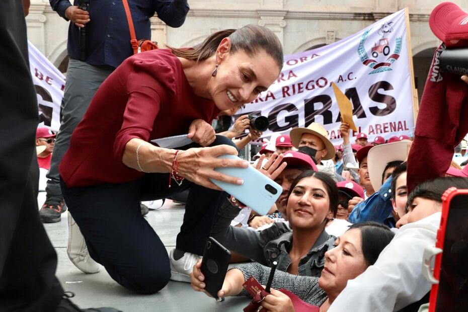 Para este 2 de junio, hay dos caminos, continuar con la transformación o retroceso: Claudia Sheinbaum | Foto: Luis Soriano