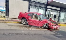 Choque en el Felipe Ángeles, provoca tráfico