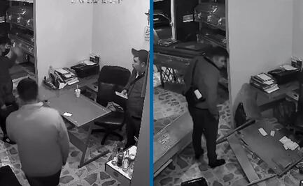 Cuatro sujetos asaltan funeraria de Pachuca  y golpean a empleado