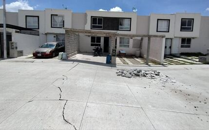 Exigen a constructora responder por viviendas dañadas en fraccionamiento de Tizayuca