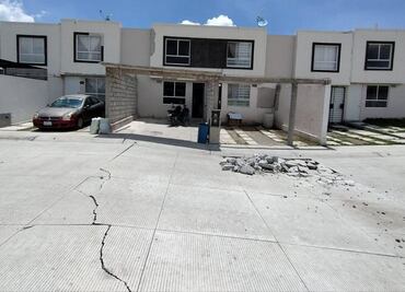 Exigen a constructora responder por viviendas dañadas en fraccionamiento de Tizayuca
