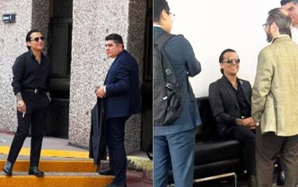 Christian Nodal es captado en juzgados de la CDMX; es interrogado por presunta falsificación de documentos
