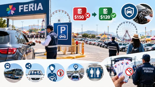 Baja a 120 pesos el estacionamiento de la Feria de Pachuca tras quejas de visitantes
