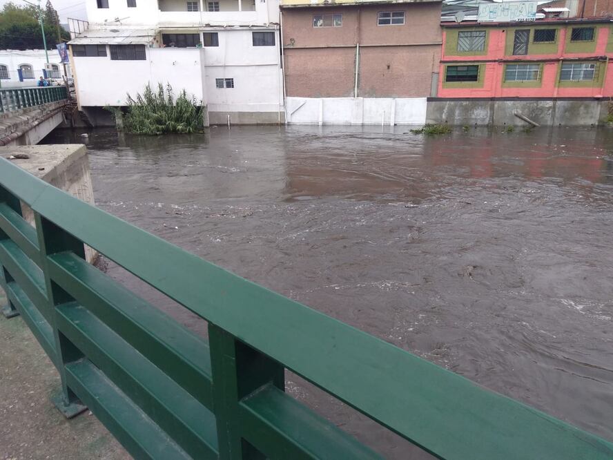, el Comité de Emergencias de Tula decidió establecer la situación de semáforo amarillo en la región, esto ante la crecida en el caudal del río Tula Foto: PC Tula