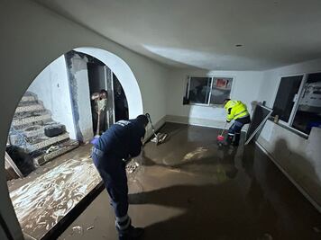Anegaciones en Tepeji del Río tras crecida del río Tlautla