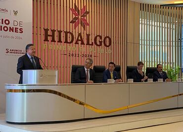 Anuncian 21 nuevos proyectos de inversión para Hidalgo