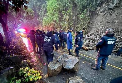 La Secretaría de Seguridad de Hidalgo se suma a la ayuda en Huejutla