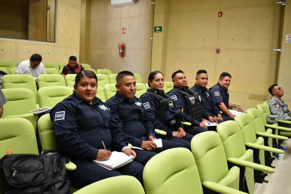 Con esta capacitación se espera que los elementos de la policía municipal tengan mayores capacidades en su actuar policial  I Foto: Especial