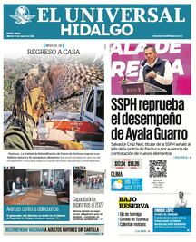 Portada EL Universal Hidalgo 10/3/26