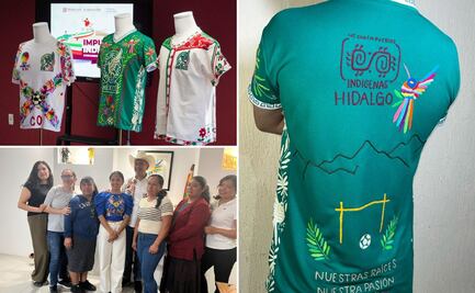 Del hilo a la cancha, artesanas de Tenango de Doria ganan concurso con playera mundialista