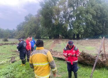 Se desborda arroyo en la colonia Nantzha, en Tula