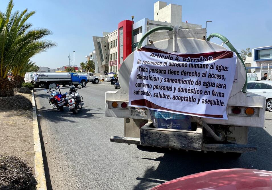 Piperos se manifiestan en Conagua tras clausura de pozo en MR | Foto: Luis Soriano
