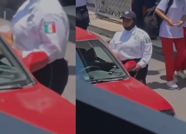 Investigan a oficial de vialidad en Tulancingo tras video donde recibe presunto soborno