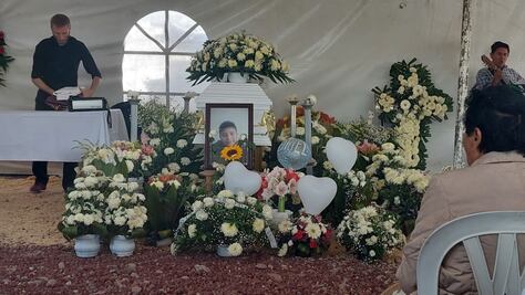 Con una misa en casa, despiden a Adriel en la localidad de Xitzo