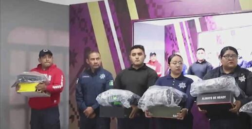 Entregan uniformes a nuevos elementos de seguridad en Alfajayucan