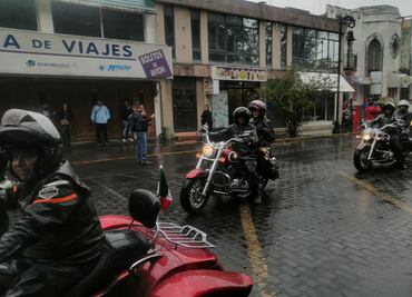Organizan rodada motociclista para generar conciencia sobre uso de casco