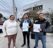 Vecinos entregan pliego petitorio a la Caamth