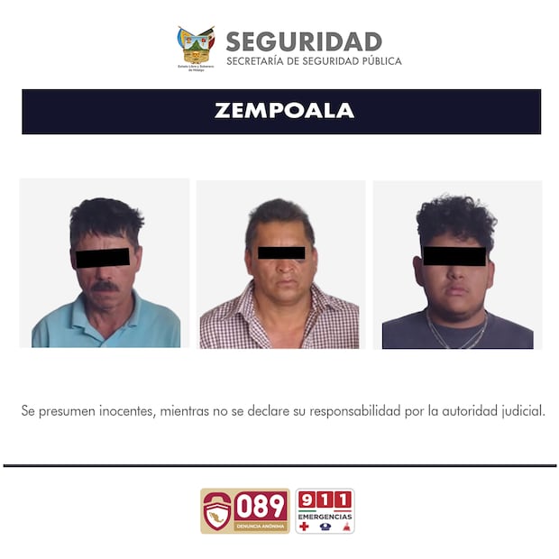 Incautan más de 50 mil litros de hidrocarburo en Zempoala | Fotos: SSPH