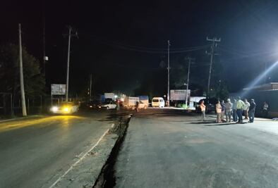Tras nueve horas, desbloquean carretera Chalahuiyapa- Los Otates