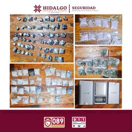 Cae banda de presuntos narcomenudistas en Zempoala tras operativo conjunto de la SSPH y PGJEH