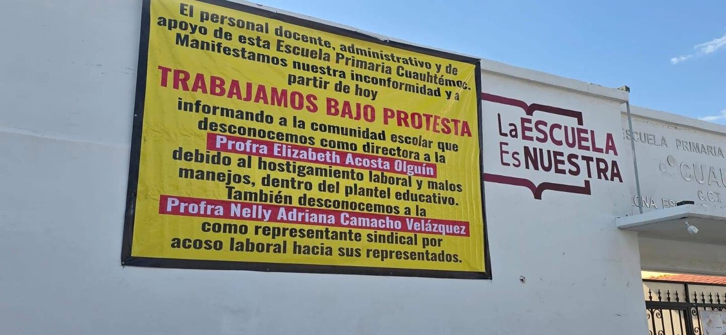 escuela primaria Cuauhtémoc en Pachuquilla I Foto: Especial