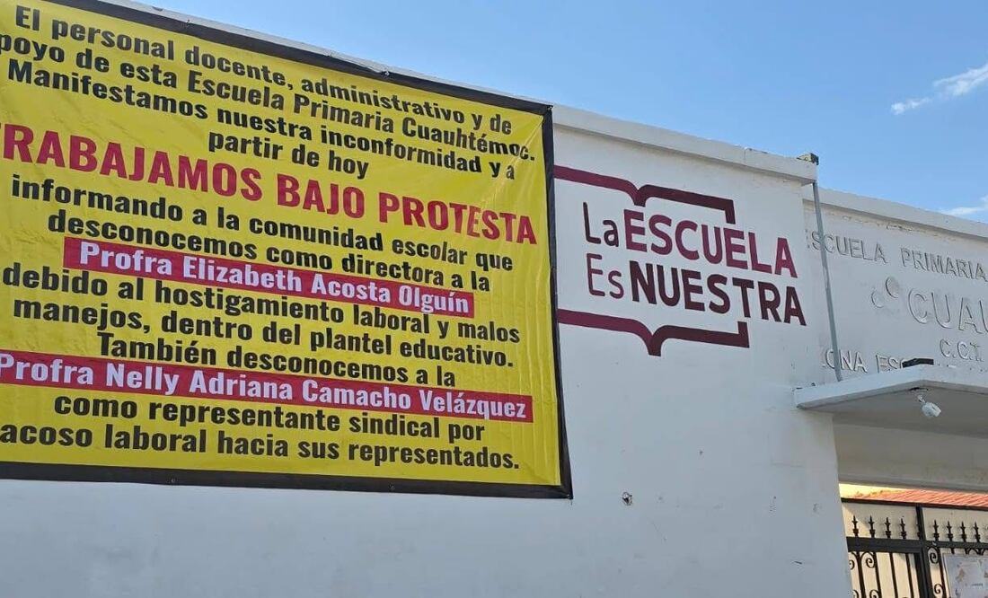 escuela primaria Cuauhtémoc en Pachuquilla I Foto: Especial