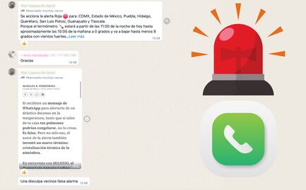 En Hidalgo, circula "Cadena" con información falsa sobre el clima en Whatsapp