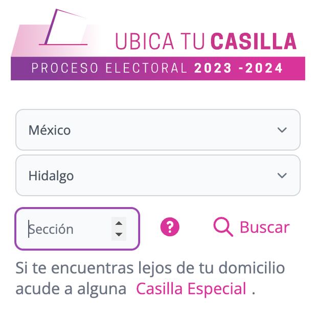 Ya está habilitada la página del INE para que sepas dónde votar